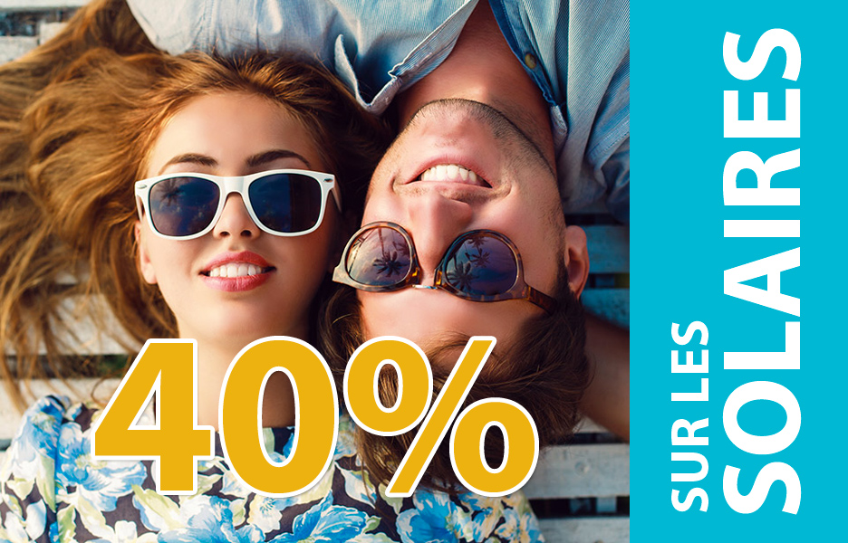 promotion 40% sur les solaires