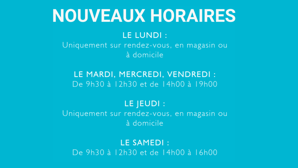 Optique Grand Place change ses horaires